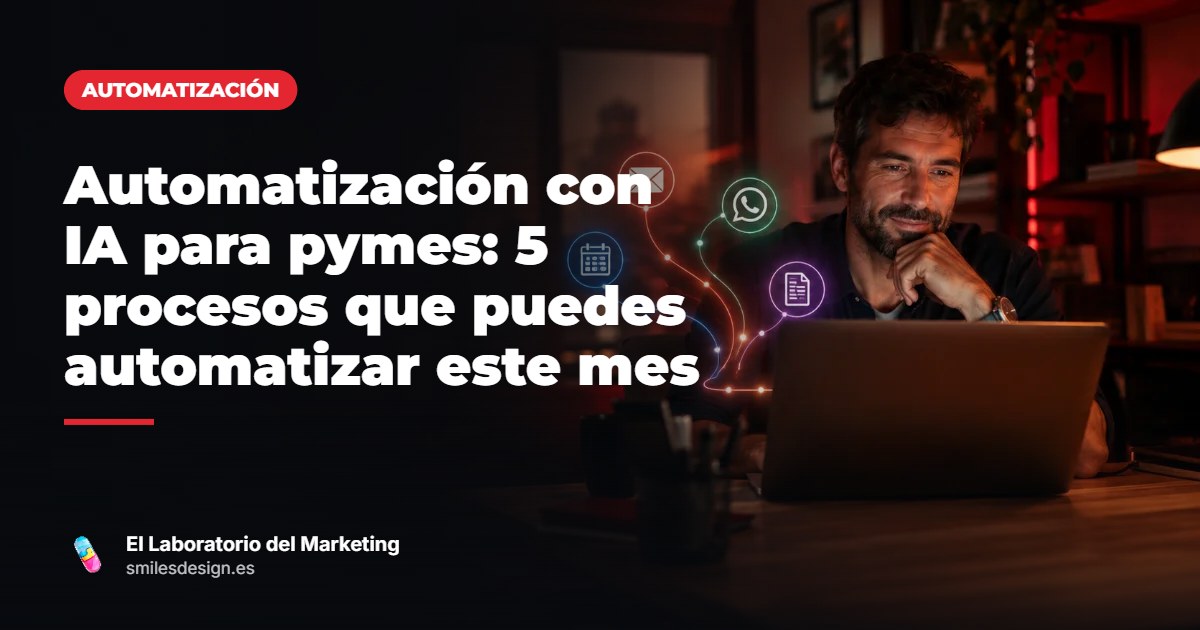 Automatización con IA para pymes: 5 procesos que puedes automatizar este mes