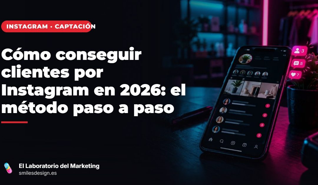Emprendedor consiguiendo clientes por Instagram desde el móvil