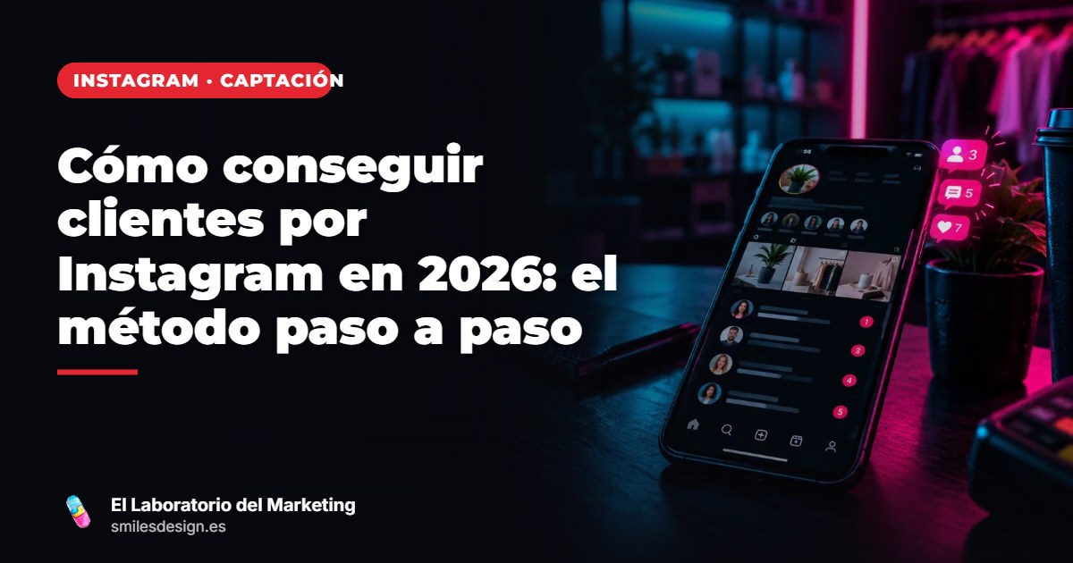 Cómo conseguir clientes por Instagram en 2026: el método paso a paso