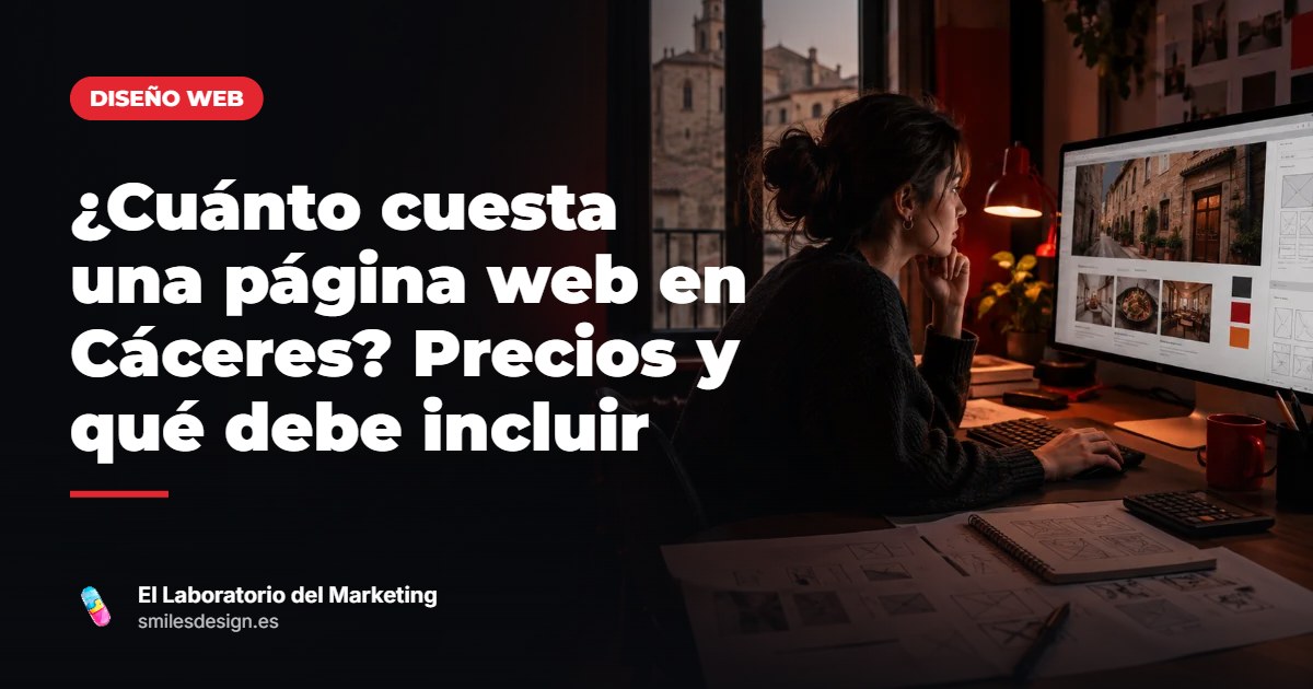 ¿Cuánto cuesta una página web en Cáceres? Precios y qué debe incluir