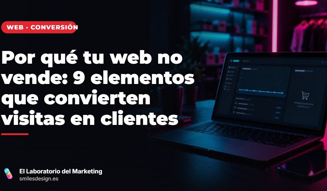Web de negocio analizada para convertir visitas en clientes